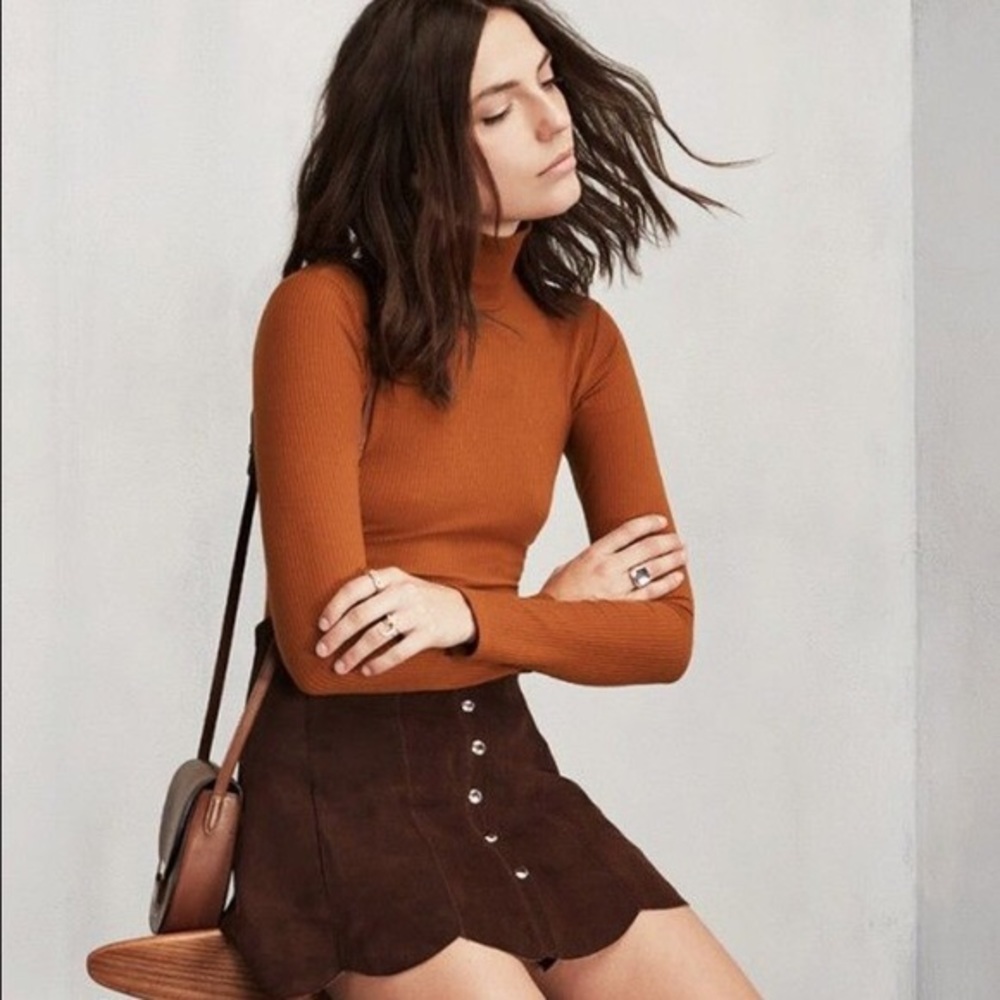 ISO Reformation Rye Turtleneck, Small